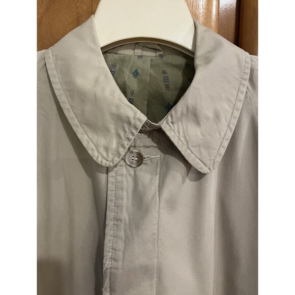Vintage Trench Coat Men's Towncraft Plus Gentry Khaki Tan 1970s - Picture 4 of 16